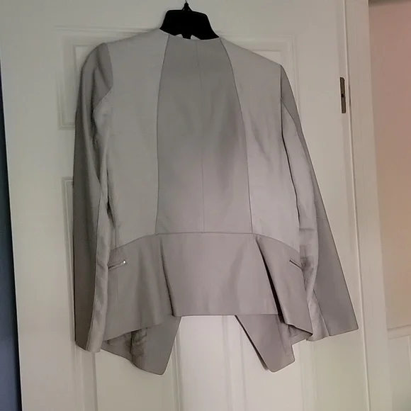 Layfette 148 Gray Leather Jacket - Picture 7 of 7